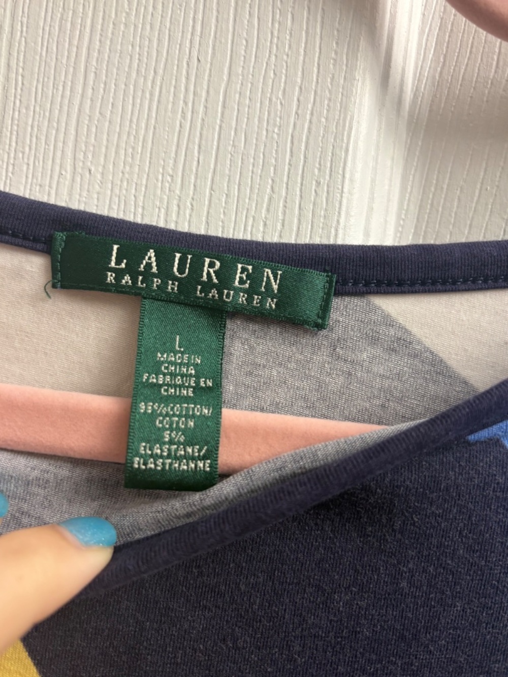 Lauren Ralph Lauren Women's Pattern Top - Picture 5 of 5